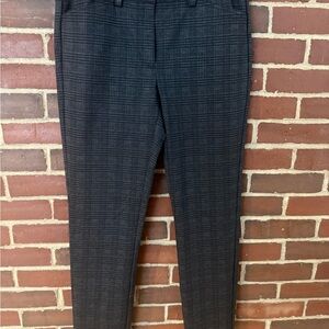 Calvin Klein Gray Plaid Straight Leg Pants